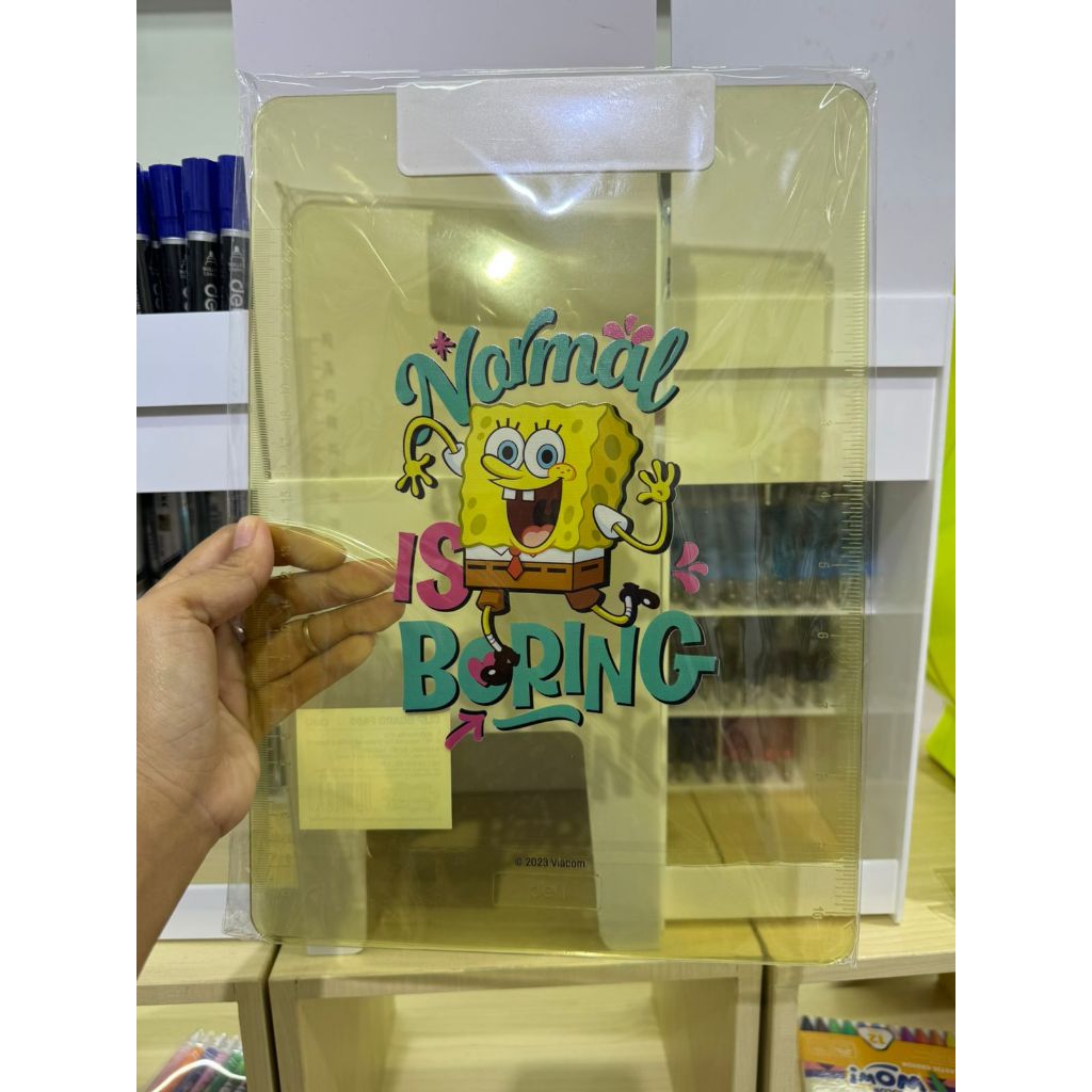 

DELI CLIP BOARD PAPAN UJIAN EDISI SPONGEBOB