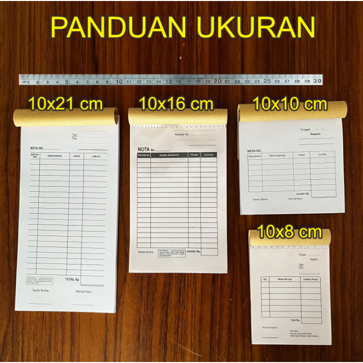 

nota kosongan tanpa kop ready stok langsung kirim