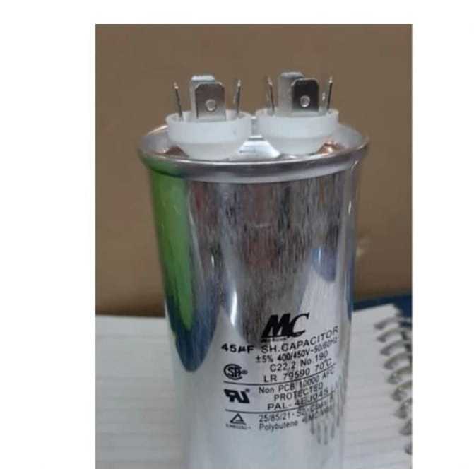 RG6226 kapasitor capacitor ac running mc 35uf 35mf 35 uf mf 400v 450v 400volt by PCM LTC GLODOK