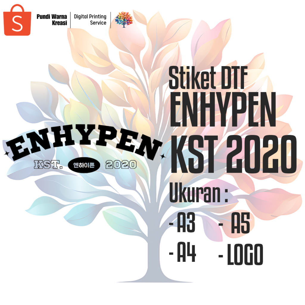 

Sticker DTF KPOP - Enhypen STF 2020 (A3,A4,A5,LOGO)