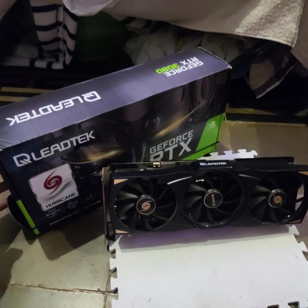 VGA NVIDIA Leadtek Winfast RTX 3080 RTX3080 10GB Hurricane Like New