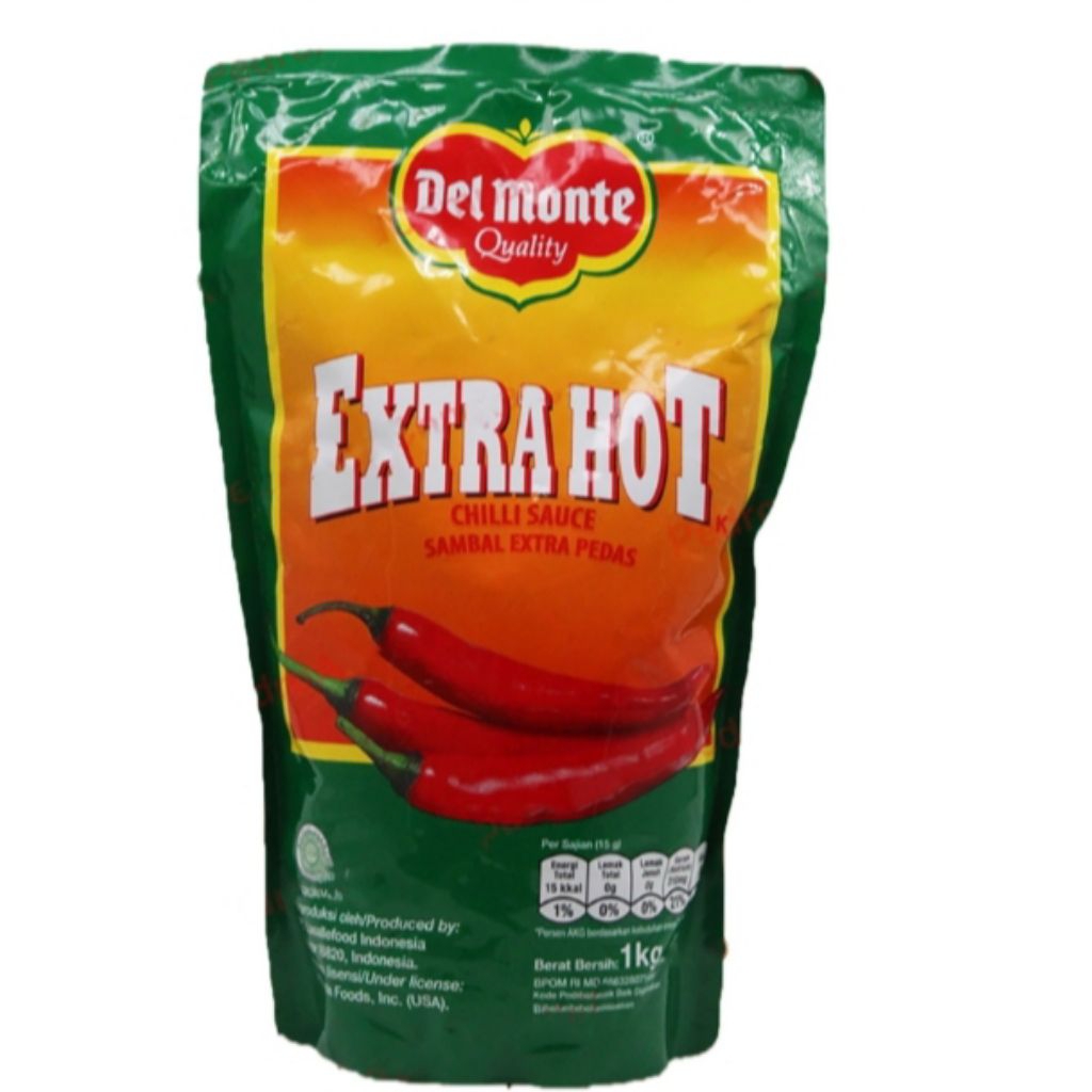 

Del Monte Saus Sambal/Saus Tomat Refill 1 kg