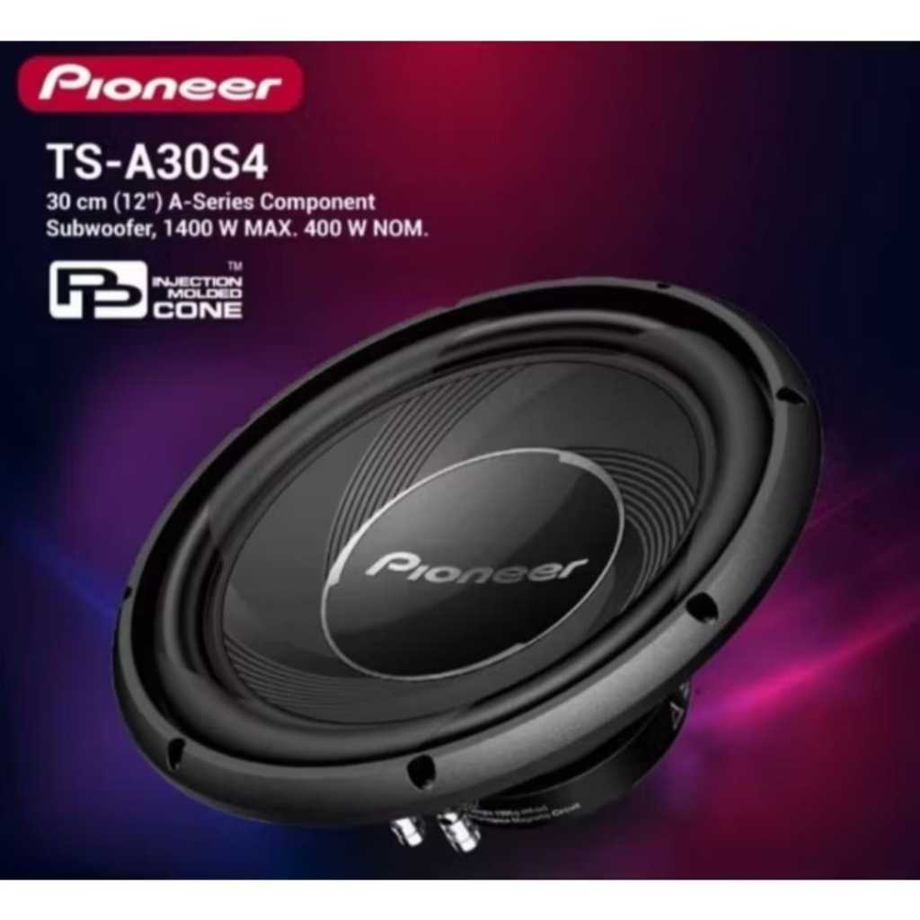 Pioneer TS-A30S4 Speaker Subwoofer Hitam