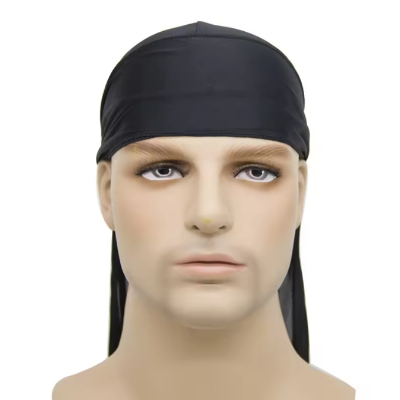 FREE ONGKIR DURAG KEPALA DURAG BANDANA HIP HOP DURAG EKOR PANJANG IKAT KEPALA BREATHABLE BANDANA