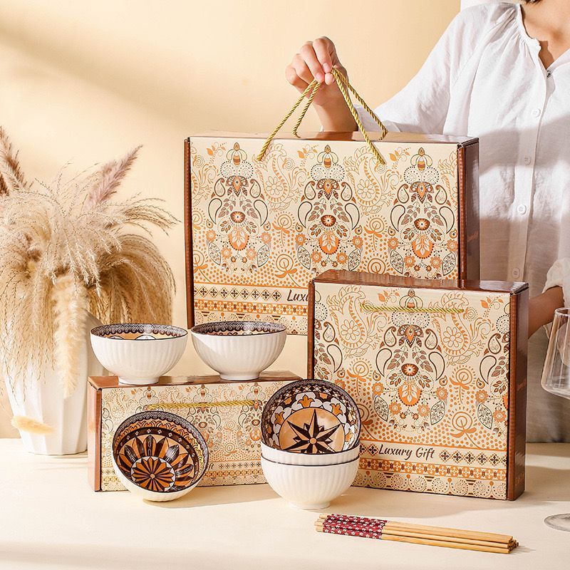 Mangkuk hampers Roman Bowl MAngkuk Set Keramik / Hampers Souvenir Wedding Gift kado pernikahan Hampe