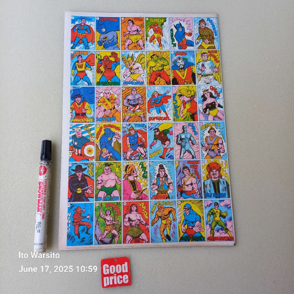 Mainan gambar umbul jadul