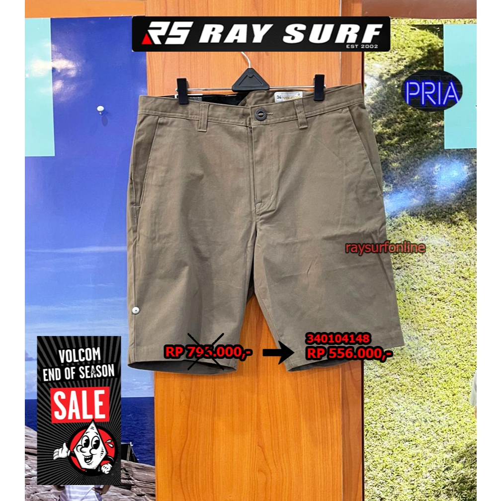 RAYSURF VOLCOM SALE CELANA PENDEK PRIA 340104148 ORIGINAL