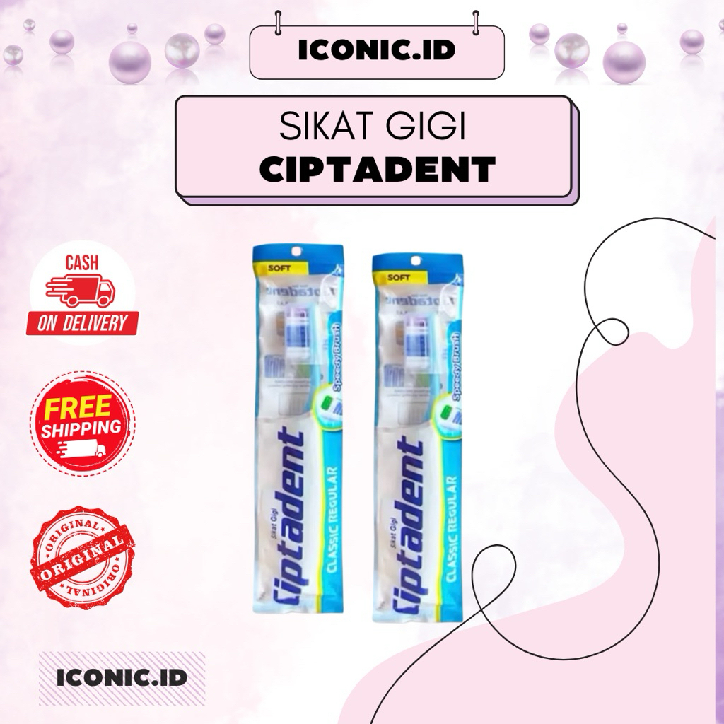 Iconic.id - [1 pcs] Sikat Gigi Ciptadent Soft Satuan / Sikat Gigi Ciptadent Classic Regular / Sikat 