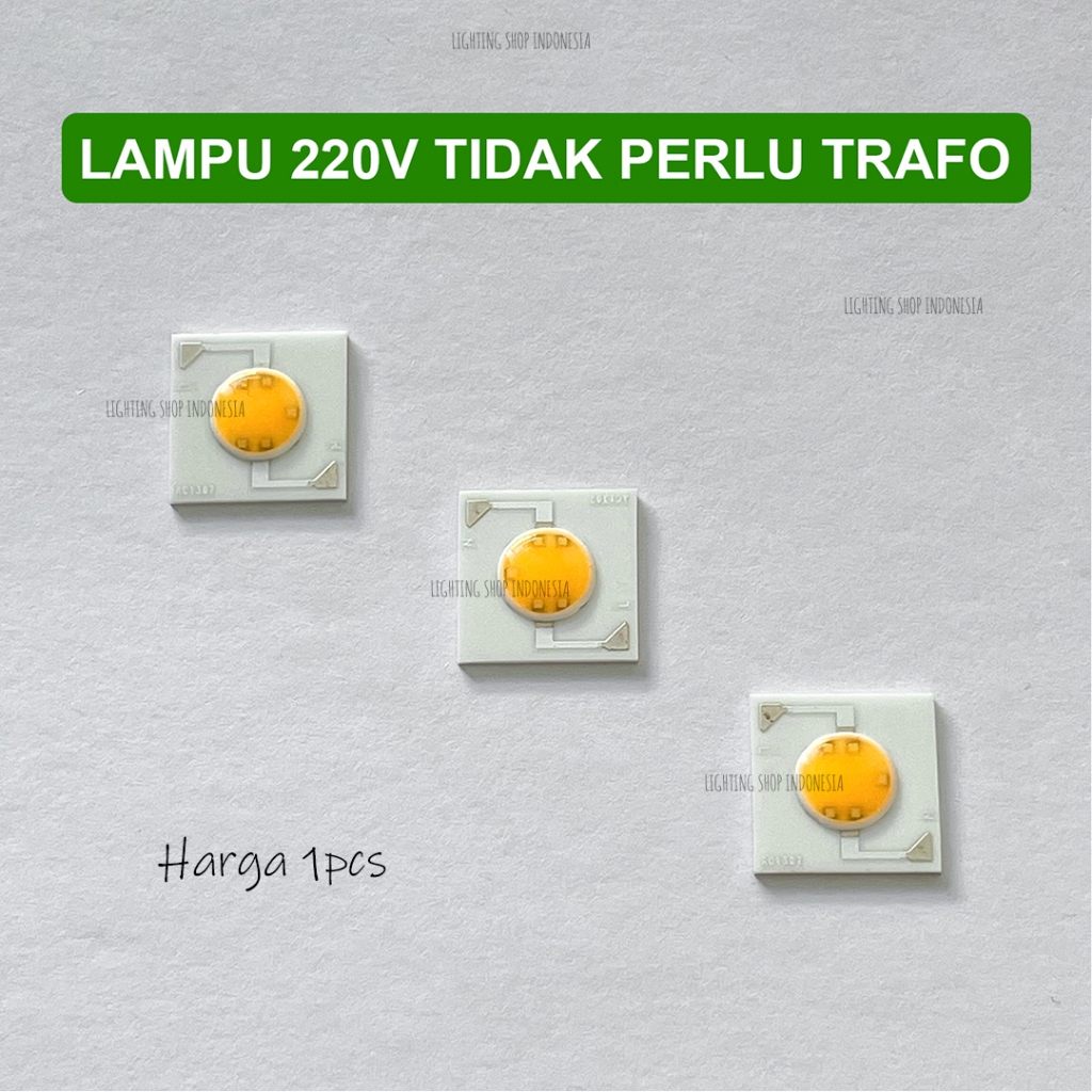 Lampu mata chip led 3watt 220V 3w warm white untuk lampu sorot dinding taman lantai