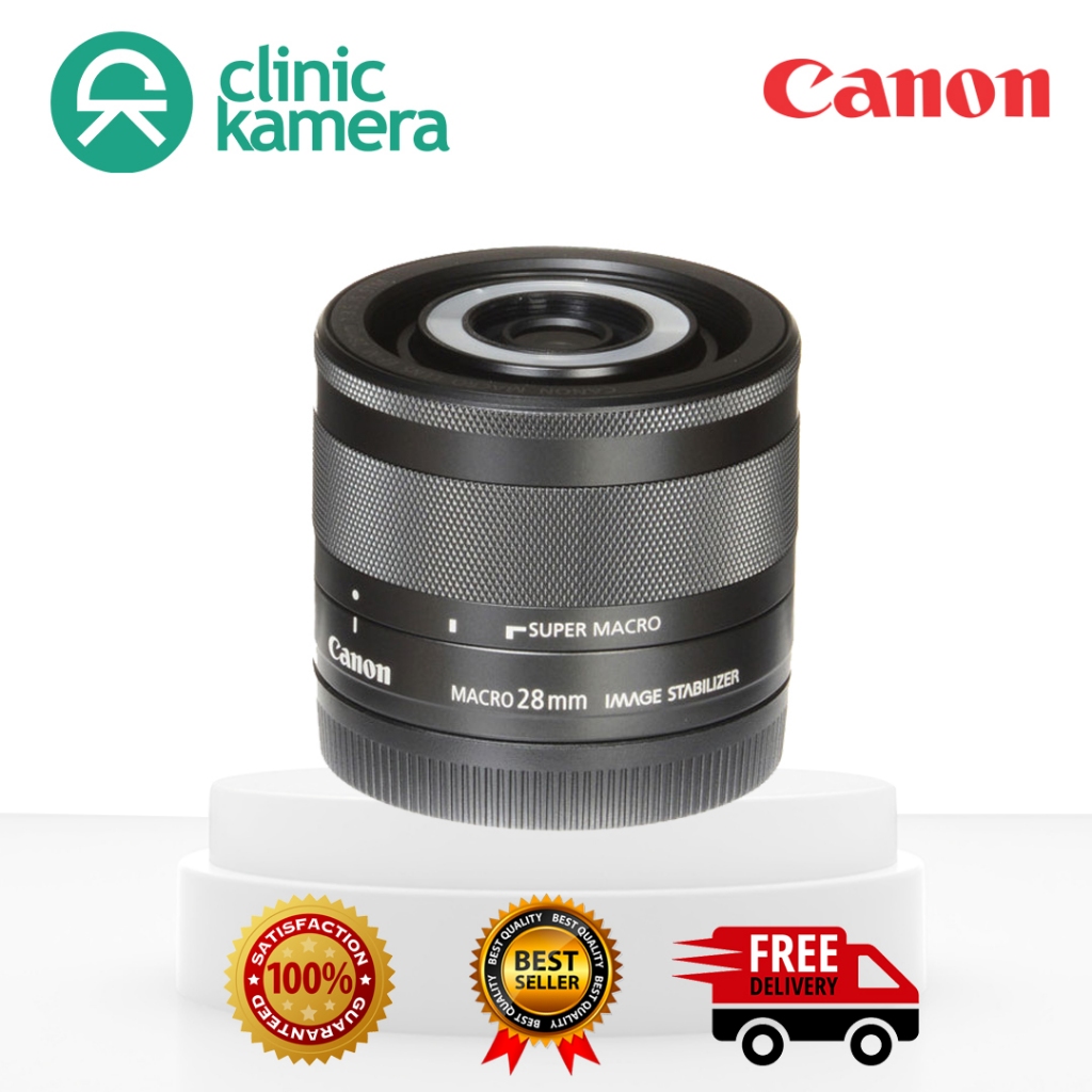 Canon Macro EFM 28mm F3.5 IS STM / Lensa Canon Macro EFM 28mm