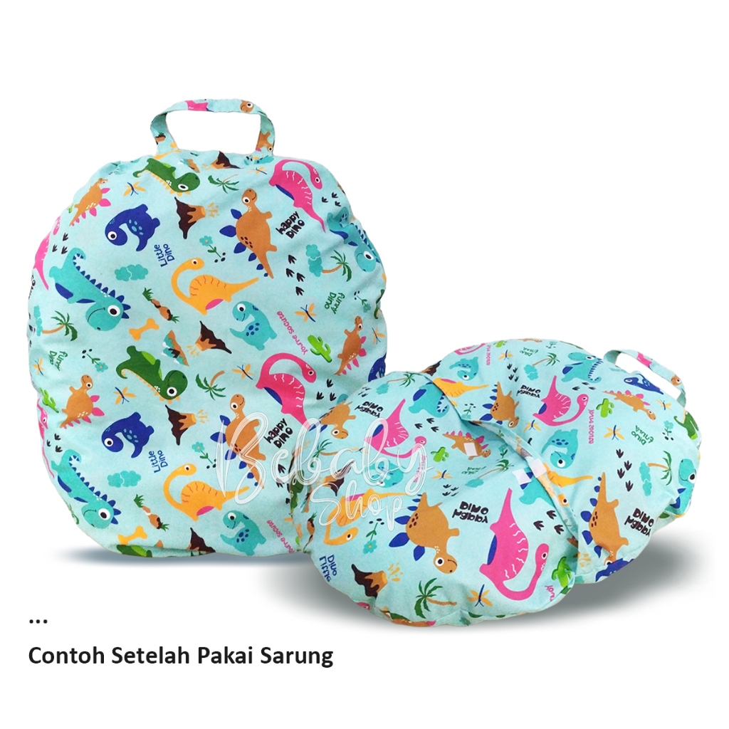 Discount Bantal Sofa Bayi Jumbo + Sarung Bantal Motif Karakter Lucu Bantal Tempat Tidur Duduk Bayi