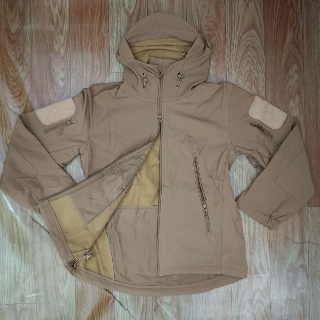 Jaket Tactical TAD Tan Gurun Import Waterproof / Jaket Tactical TAD / Jaket TAD