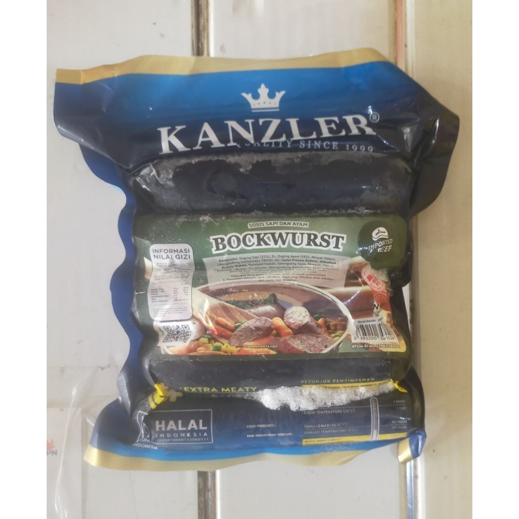 

Kanzler Sosis Bockwurst 360Gr