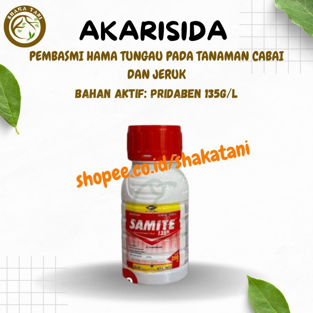 INSEKTISIDA/AKARISIDA SAMITE BAHAN AKTIF PIRIDABEN 135EC
