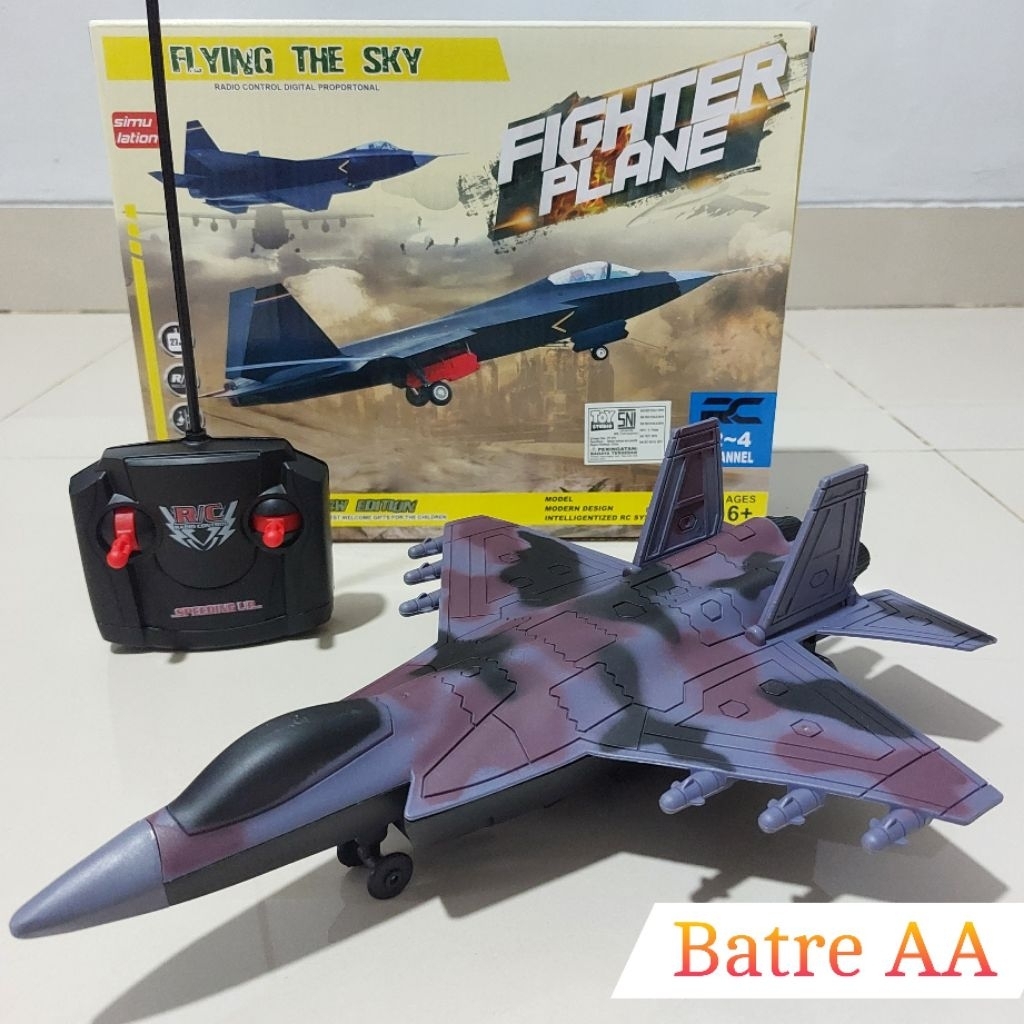 Mainan RC Pesawat Jet Tempur Remote Kontrol Pesawat