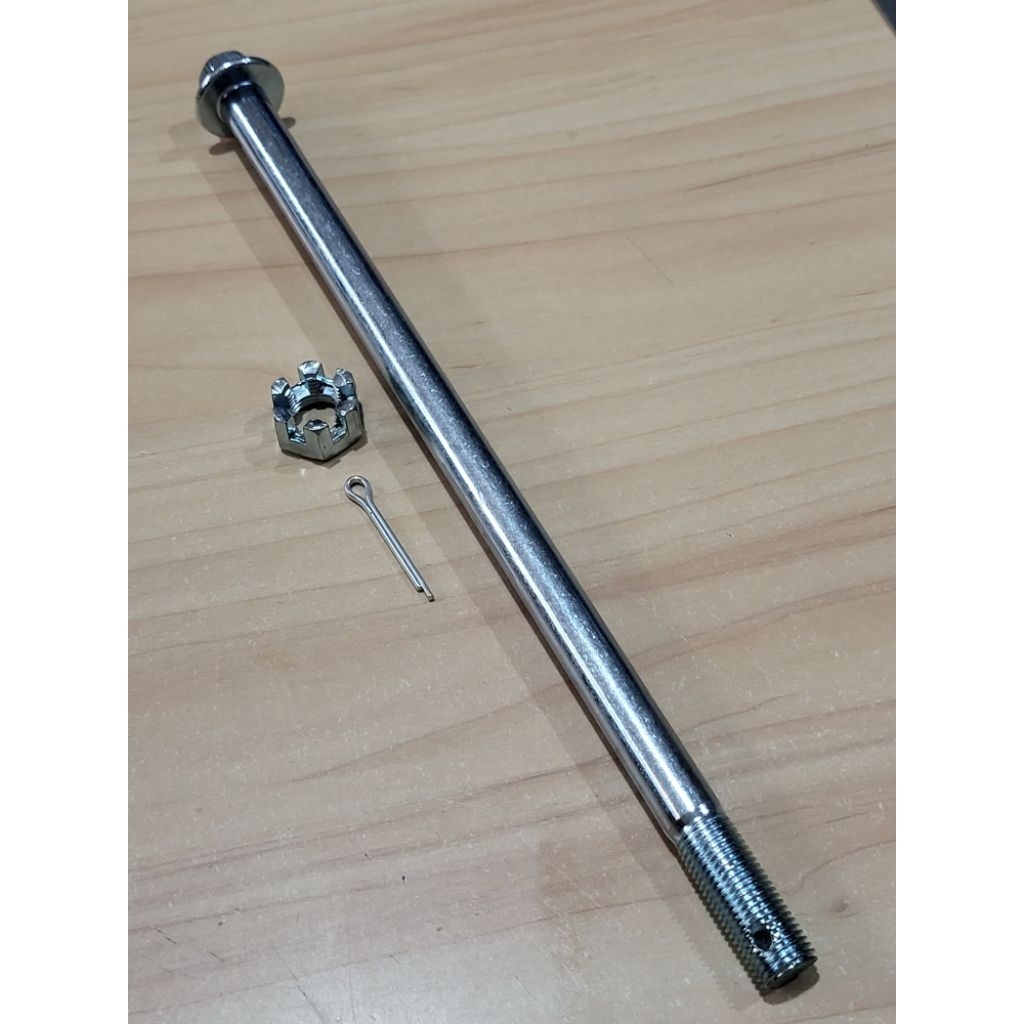 AS RODA BELAKANG + MUR JUPITER MX / VEGA R / VEGA R NEW / JUPITER Z ( PANJANG AS 25.5 CM )