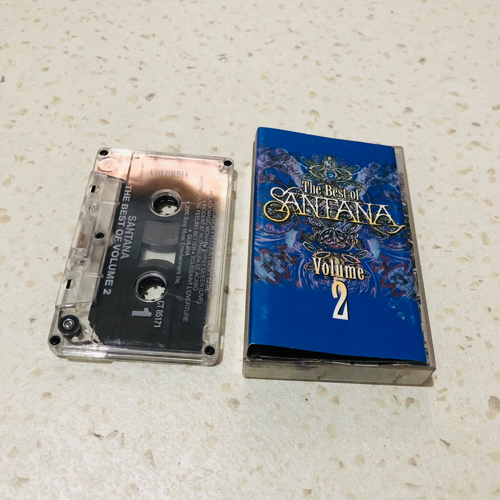 Kaset Pita THE BEST OF SANTANA - Kaset Pita Original