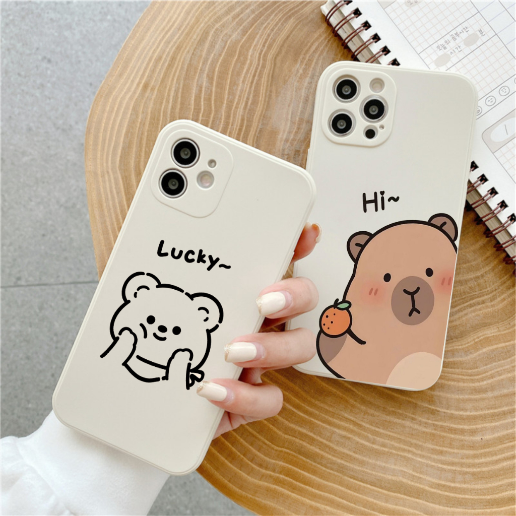 [151] Case Untuk OPPO F1S F5 F7 F11 F1PRO RENO 4F 5 5F 6 7 Softcase Soft Bear Cute Lucu
