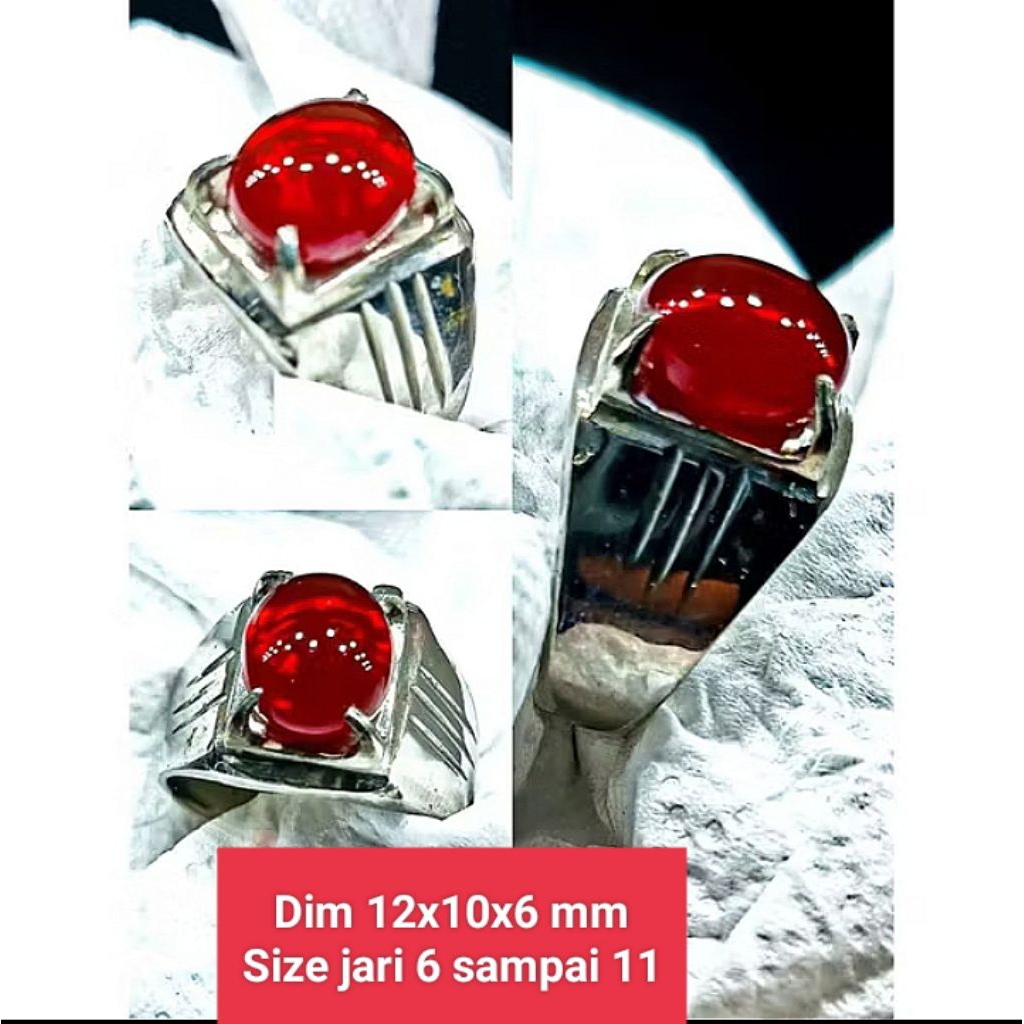CINCIN BATU MERAH DELIMA SIAM BANGKOK