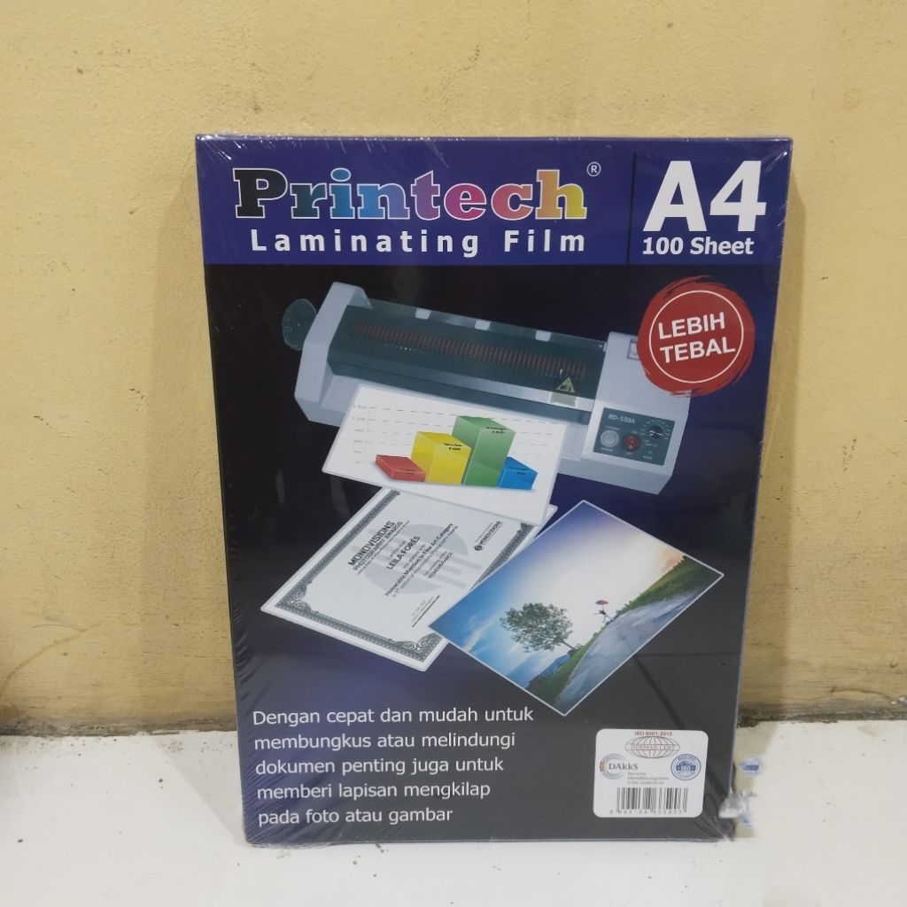 

20 Pcs Plastik Laminating A4 / F4 Printech