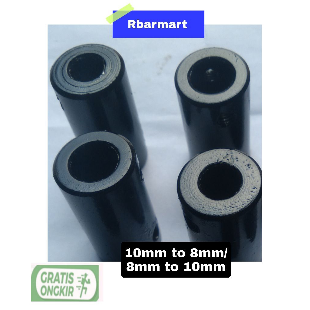 alat sambung as dinamo 8mm to 10mm