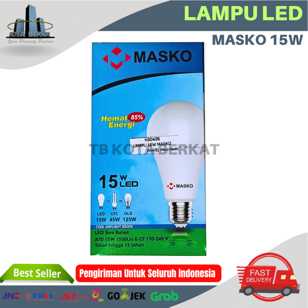 LAMPU LED MASKO 15W