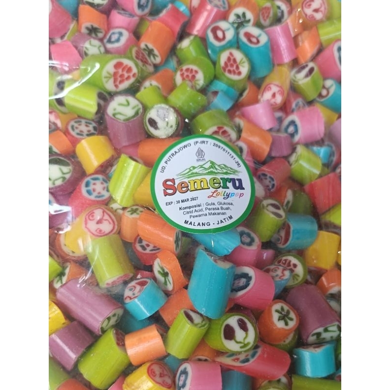 

1 KG STICKY CANDY SEMERU LOLIPOP