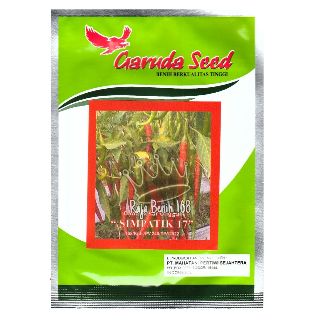 Benih Bibit Sayuran Buah Cabe Merah Besar Simpati 10gram - Bibit Cabe Merah Besar Super Unggul