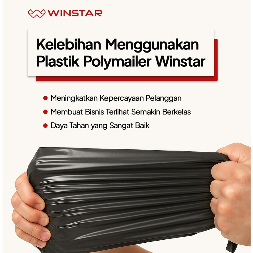 

POLYMAILER PLASTIK PACKING POLYMAILER HITAM DAN PUTIH ISI 100 PCS 50x60