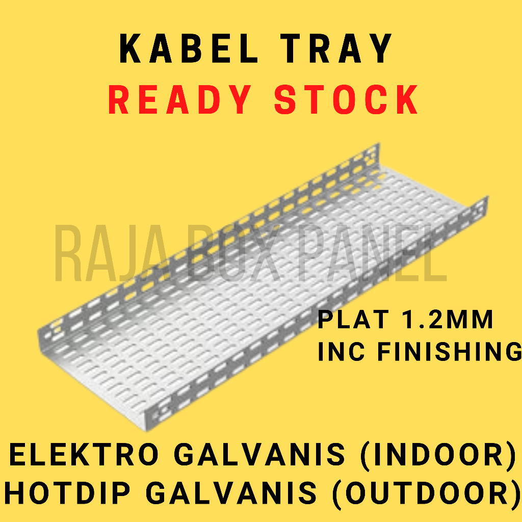 Kabel Tray Elektro Galvanis Hotdip Galvanis EG HDG