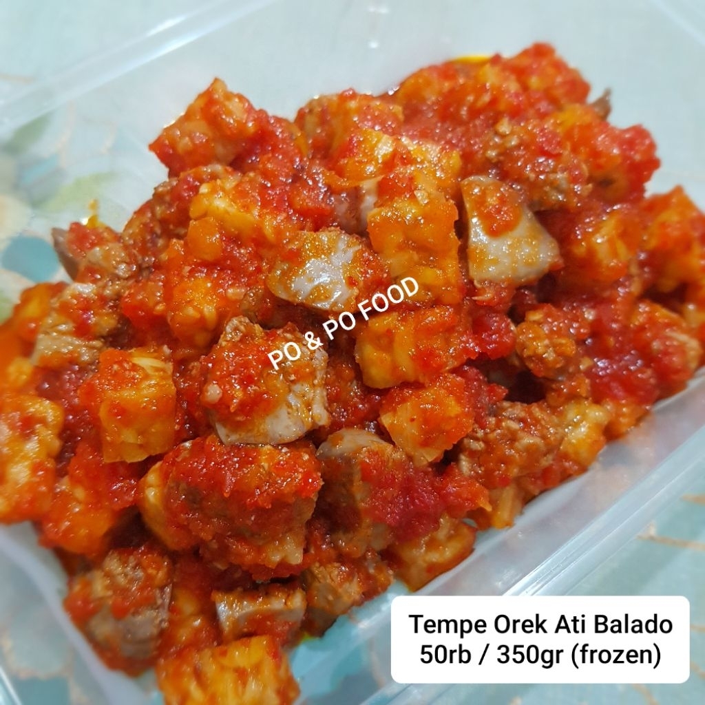 

Tempe Orek Ati Balado 350gr frozen