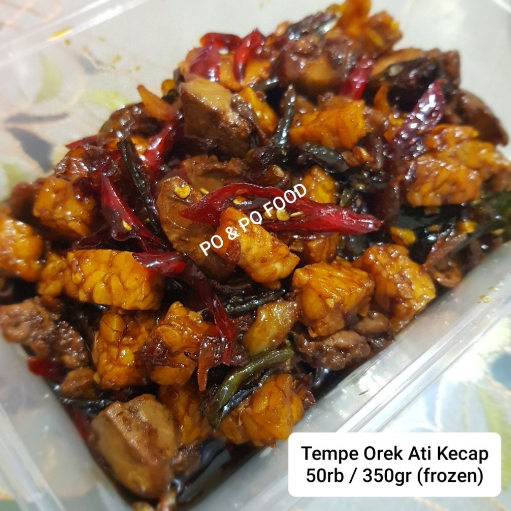 

Tempe Orek Ati Kecap 350gr frozen