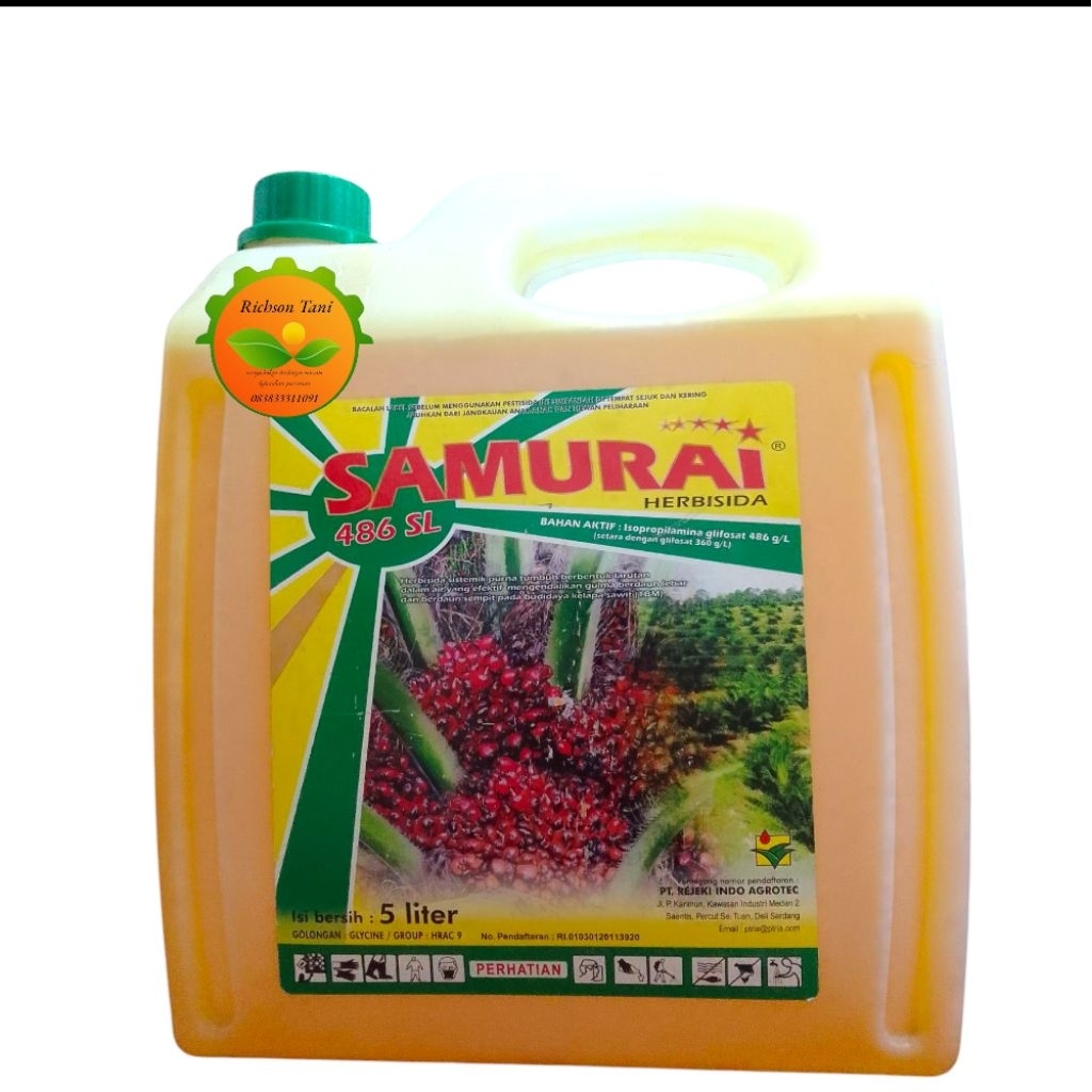 Herbisida Sistemik Samurai 486 SL - 5 Liter