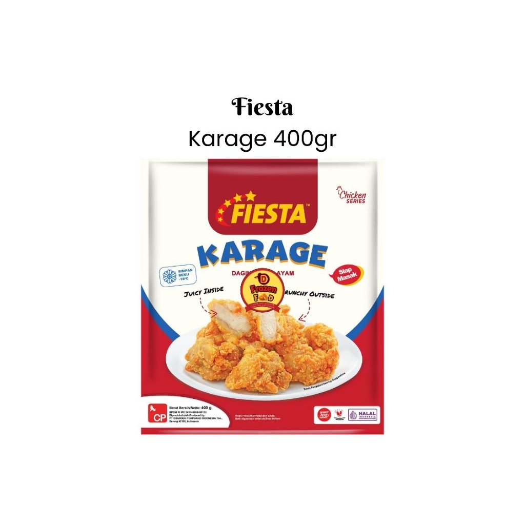 

Nugget Fiesta Karage 400gr & 500gr | naget | nuget | ayam goreng | krispi