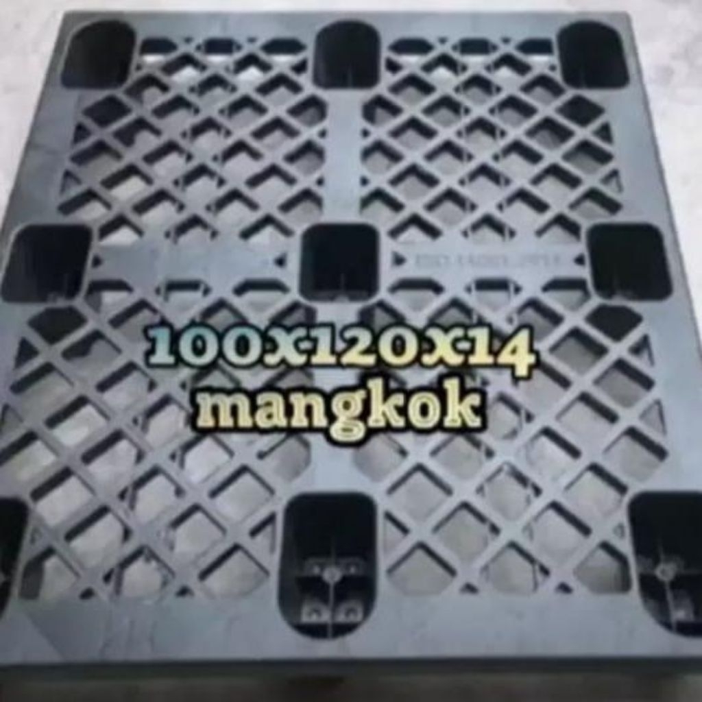 

palet plastik model mangkok warna hitam 120x100x14