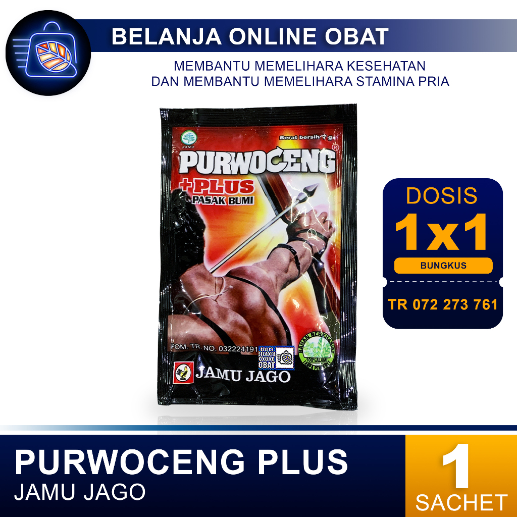 

JAMU JAGO PURWOCENG+PLUS PASAKBUMI // Meningkatkan StaminaPria Dewasa