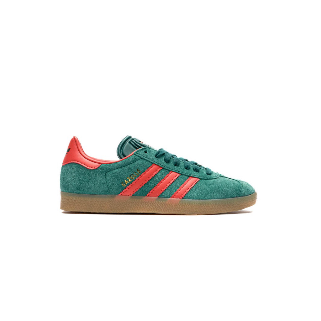 ADIDAS GAZELLE COLLEGIATE GREEN PRELOVED RED GUM BNIB IG6200