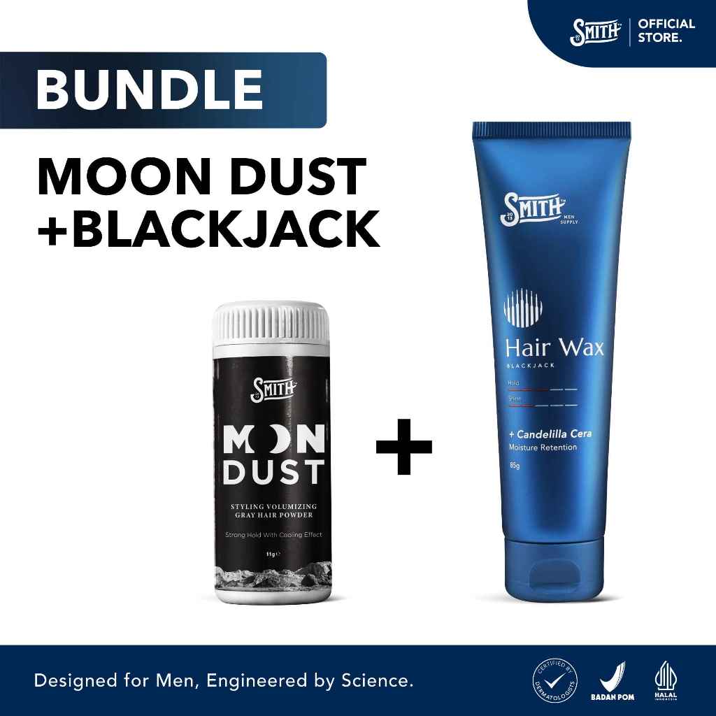 Smith Men Supply - Moon Dust + Blackjack / Hair Powder / Pomade Wax