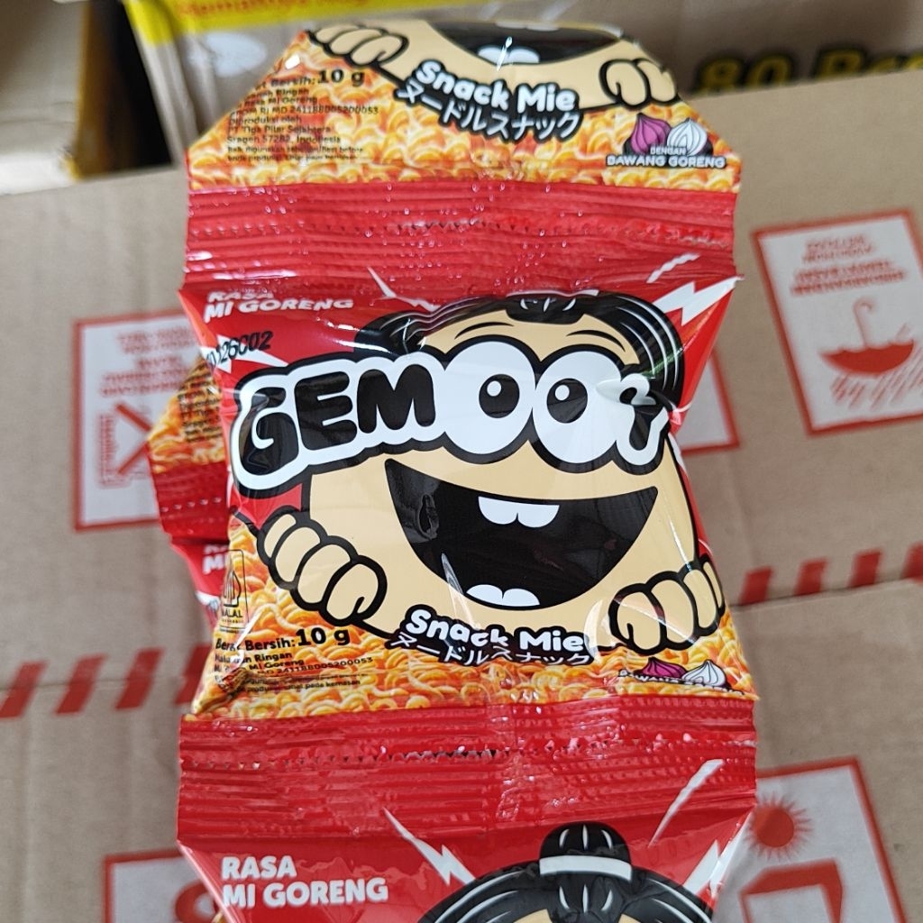 

[RENTENG] GROSIR BARU GEMOOY MIE GORENG RENTENG ISI 10 PCS | SNACK MIE DENGAN BAWANG GORENG