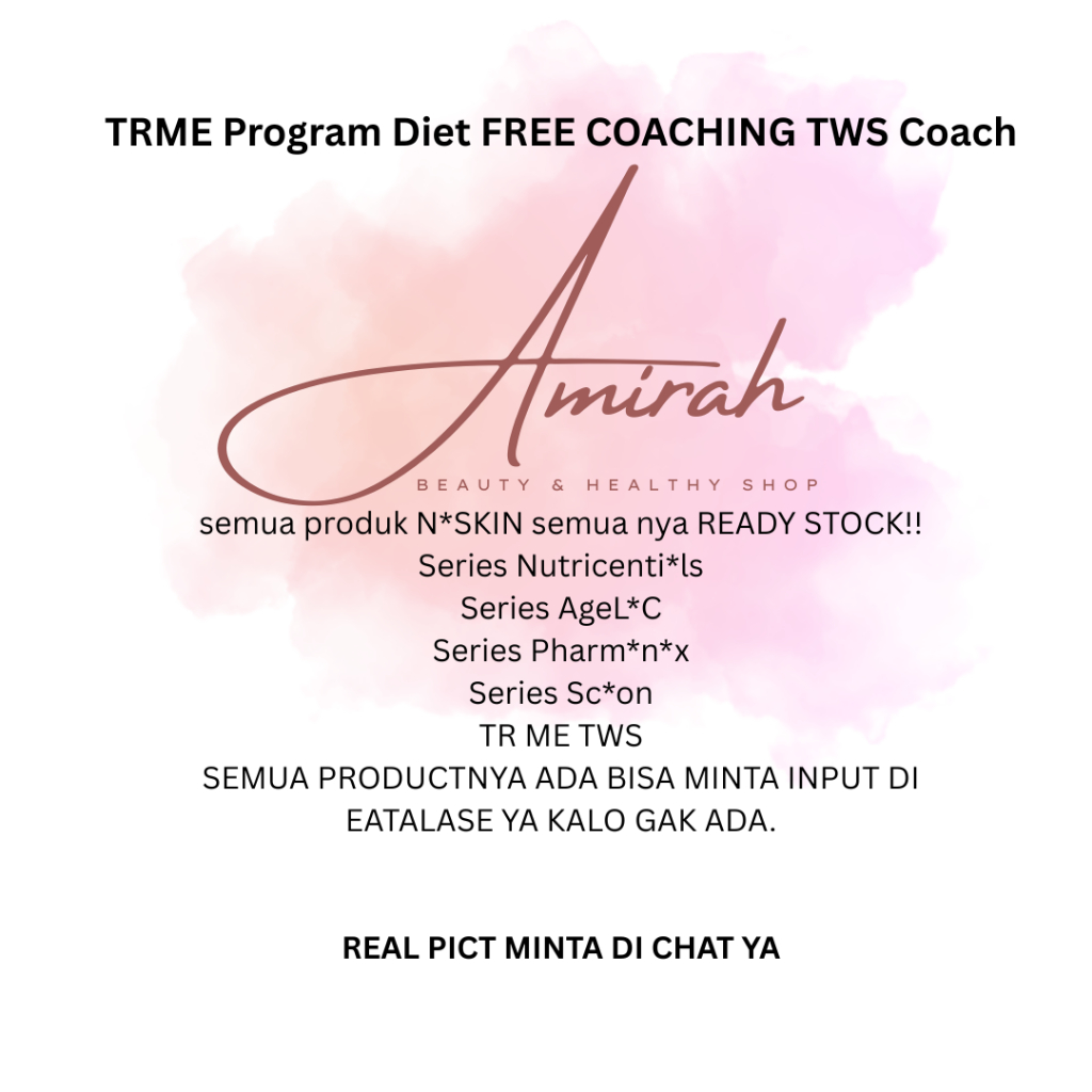 

TRME program Diet 1 Bulan Lengkap Expired 2026 dan 2027