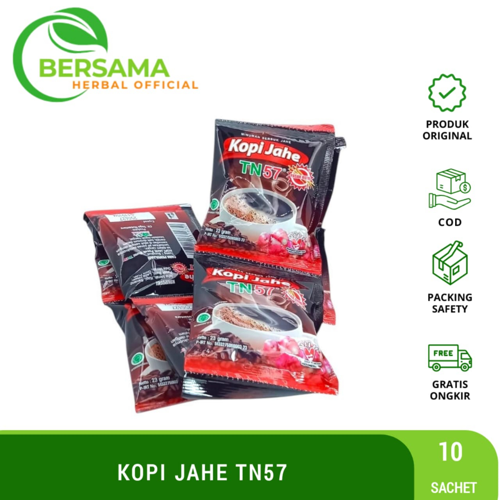 

Kopi Jahe Plus Pasak Bumi TN57 | Kopi Jahe Per Renceng isi 10 sachet