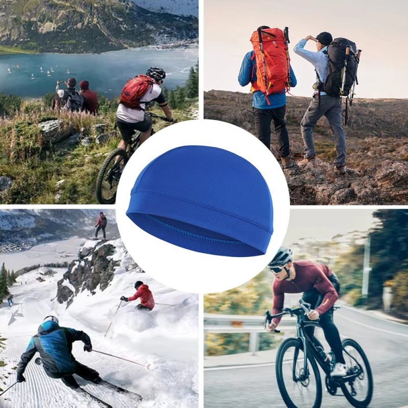 Cap Inner Helm Motor Sepeda Anti Uv Topi Sepeda Kupluk Helm Pelindung Kepala