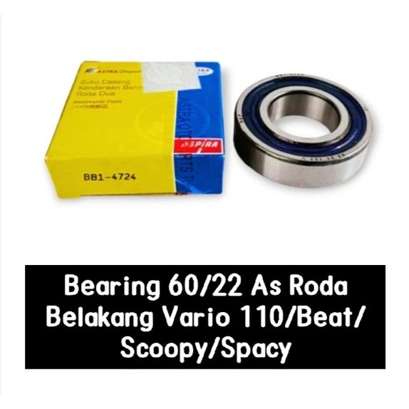 BEARING/LAHER RODA BELAKANG 60/22 BEAT FI (ASPIRA)