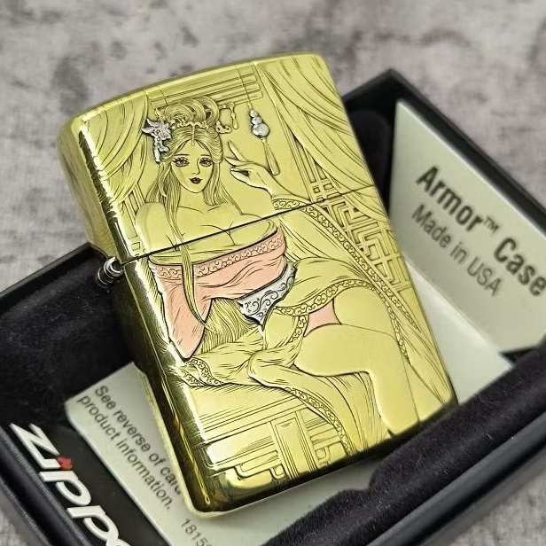 Zippo Armor Sexy Chinese Lady Original