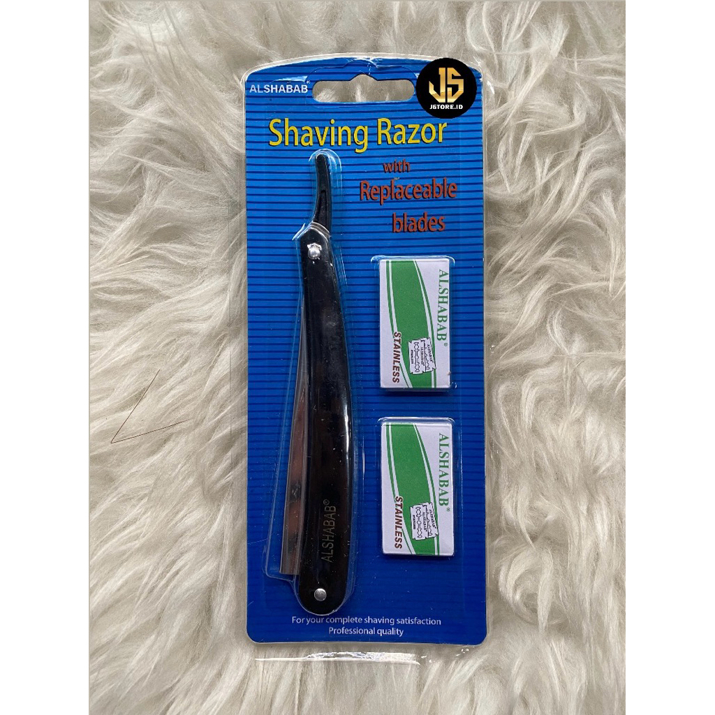 Pisau Cukur Lipat Manual | Cukur Kumis Jenggot | 1 set Alat Cukur Kumis