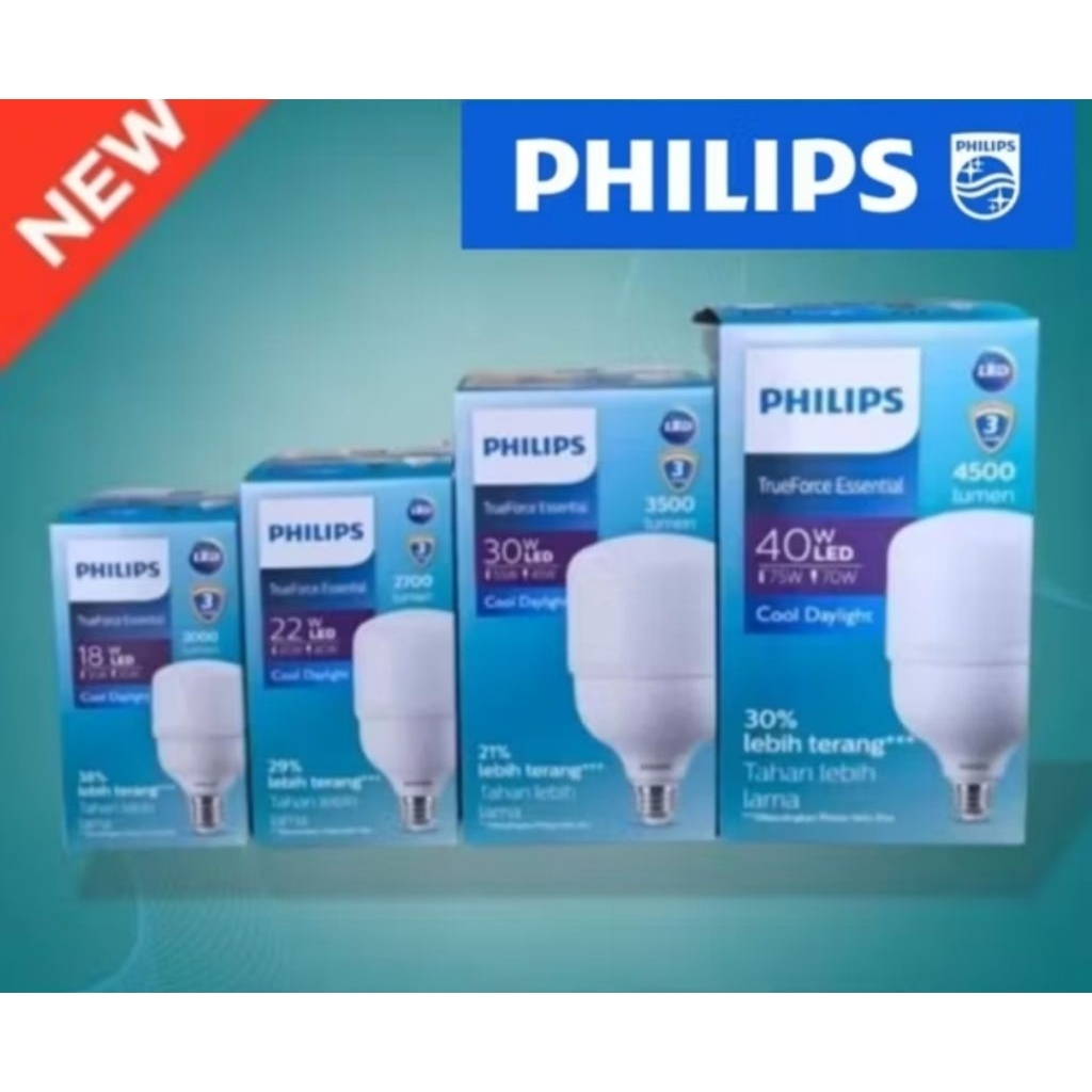 Philips Lampu LED True Force Essential LED 18W ,30W,40 Watt KHUSUS BATAM