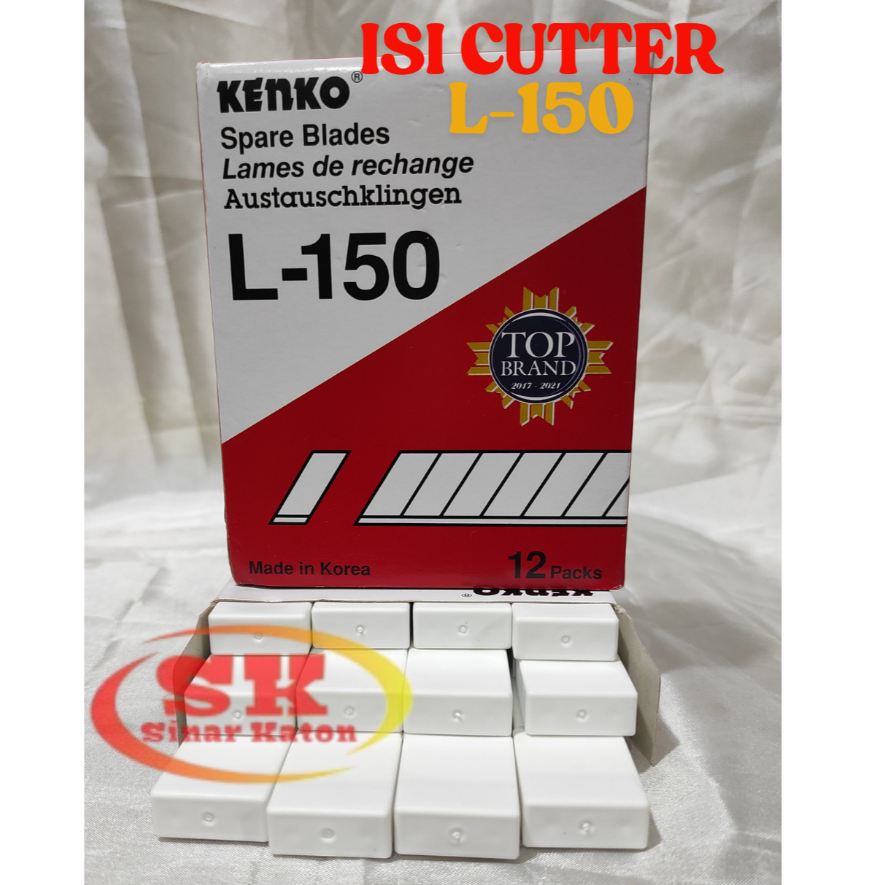 

ISI CUTER L-150 1 TUBE ( ISI 5 PISAU )