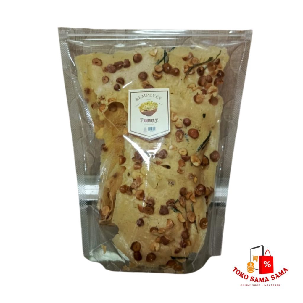 

Rempeyek 500 gram gurih produksi Toko Sama Sama