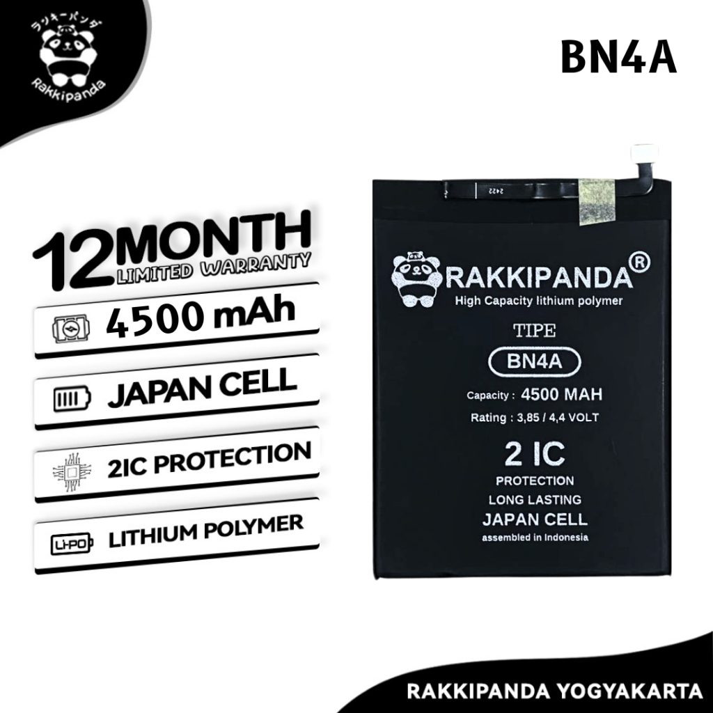Diki_Diku Baterai Hp Rakkipanda Bn4A Redmi Note 7 / Redmi Note 7 Pro Batre Bergaransi