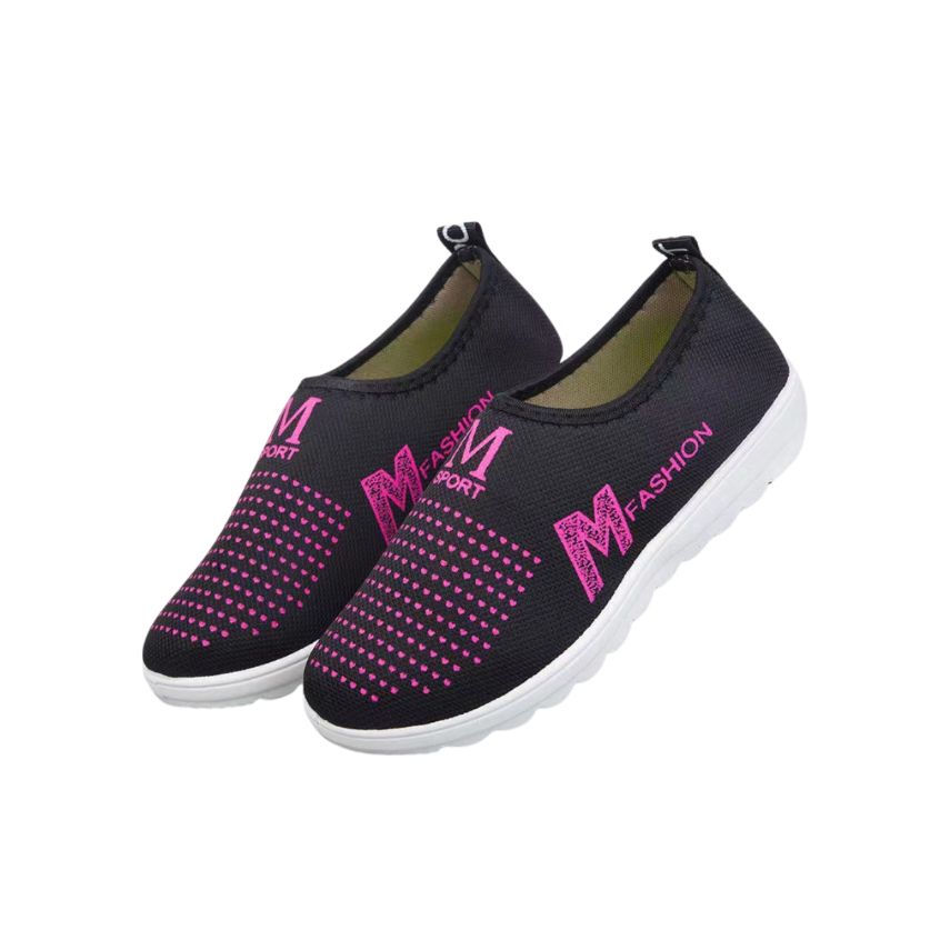 VEBLEN OFFICIAL STORE Sepatu Slip On Sneaker Olahraga Wanita Cewek Mode Sepatu Anti Bau Bahan Kain G